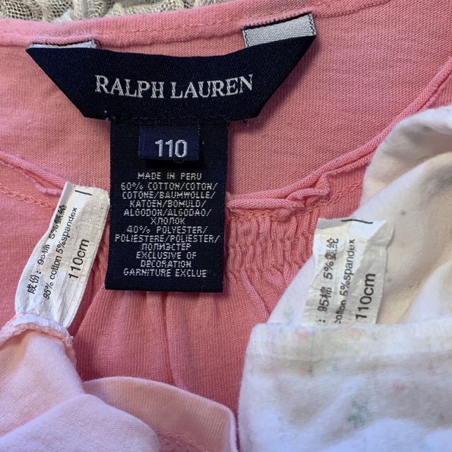 Ralph Lauren(ラルフローレン)のラルフローレン  タンクトップ　100   キッズ/ベビー/マタニティのキッズ服女の子用(90cm~)(Tシャツ/カットソー)の商品写真