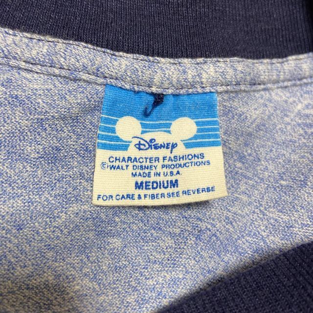Disney - 【usa製、リンガーTシャツ】Disneyビンテージ古着ミッキー90s
