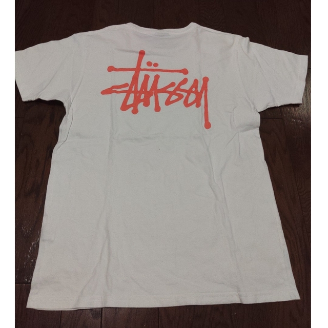 STUSSY　Supreme　S　Tシャツ　白　ピンク