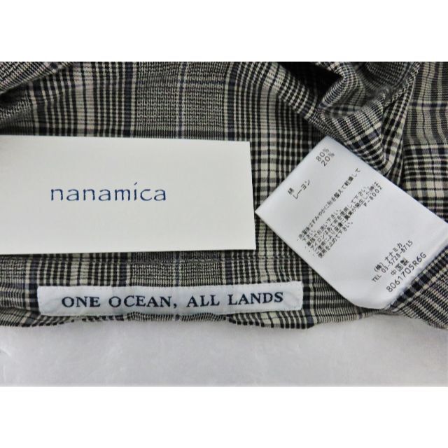 nanamica(ナナミカ)の定価1.8万 nanamica プルオーバー チェック シャツ XS ナナミカ メンズのトップス(シャツ)の商品写真