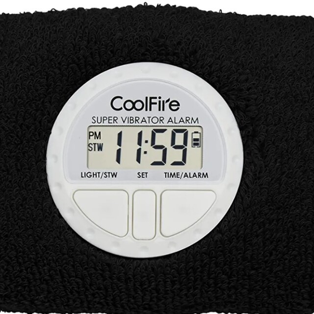 Coolfire　リストバンド 振動アラームウォッチ 　黒サイズ　21.6W
