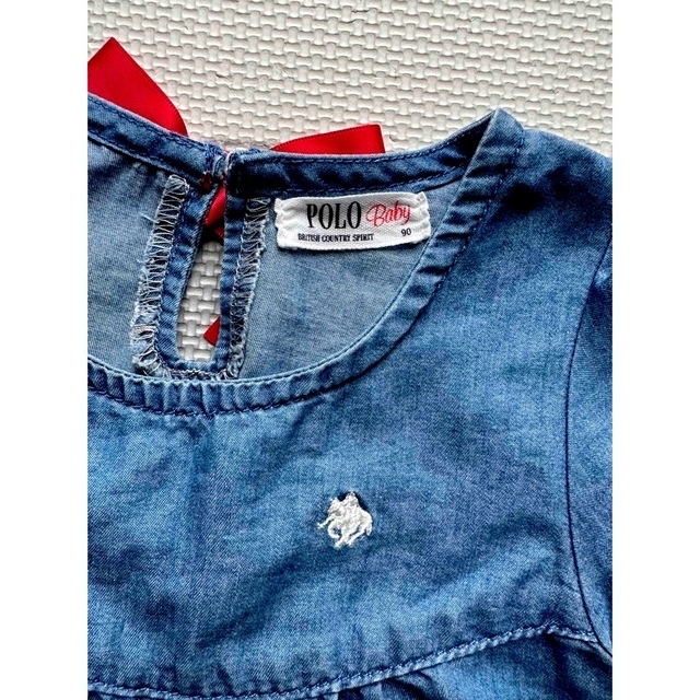 POLO（RALPH LAUREN） - POLO baby デニムワンピース90cmの通販 by と