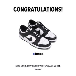 ナイキ(NIKE)のNIKE DUNK LOW PANDA White/Black 23cm(スニーカー)