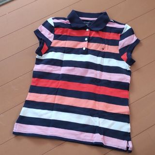 トミーヒルフィガー(TOMMY HILFIGER)の【新品】トミーヒルフィガー　ポロシャツ 150(Tシャツ/カットソー)