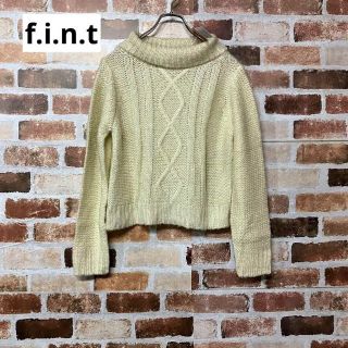 ★mimi さまご専用★フィント レースジャボ付きニット +ハイネックニット