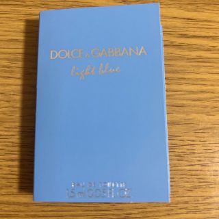 ドルチェアンドガッバーナ(DOLCE&GABBANA)のドルチェ&ガッバーナ　ライトブルーオードトワレ　1.5mL 試供品(香水(女性用))