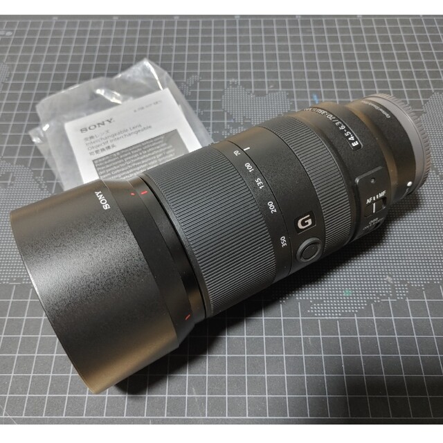 SONY(ソニー)のsony E70-350 F4.5-6.3 G OSS+ゼクロス スマホ/家電/カメラのカメラ(レンズ(ズーム))の商品写真