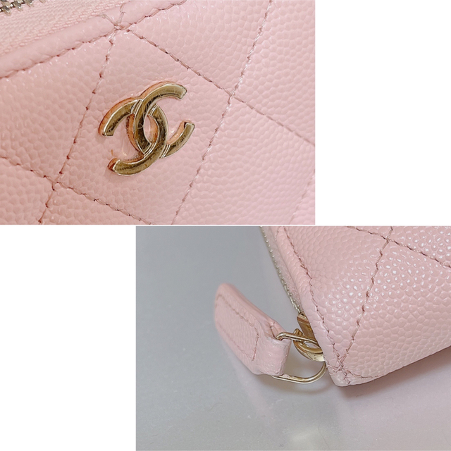 CHANEL(シャネル)の【CHANEL】ベビーピンク☆マトラッセ  ラウンドジップ長財布☆G金具☆ メンズのファッション小物(長財布)の商品写真