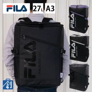 フィラ(FILA)の【FILA/フィラ】 フラッシュ ロゴ スクエア リュック FIMB 0531 (リュック/バックパック)