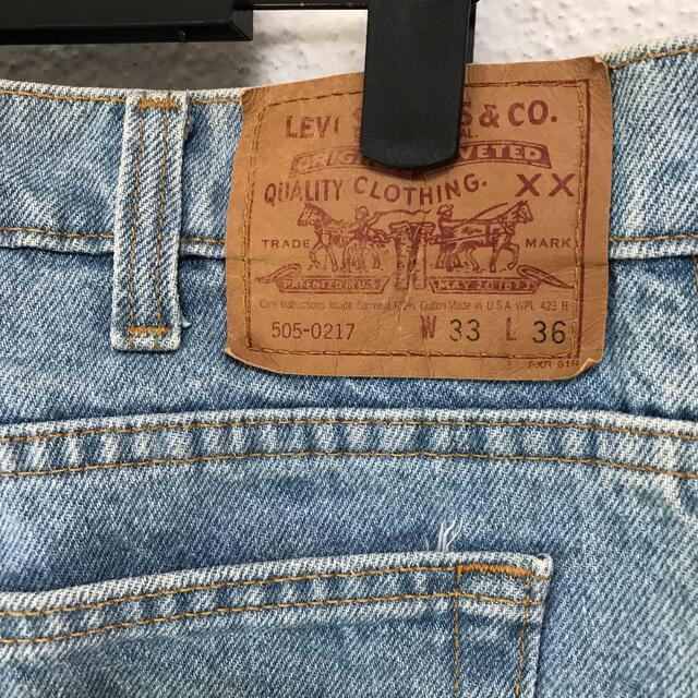 vintage made in USA Levi's 505-0217 bu