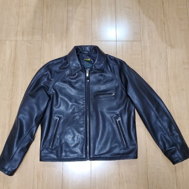 Supreme(シュプリーム)のSupreme Schott Leather Racer Jacket S メンズのジャケット/アウター(レザージャケット)の商品写真