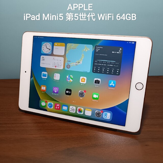 16GB(美品) iPad Mini5 第5世代 WiFi 64GB