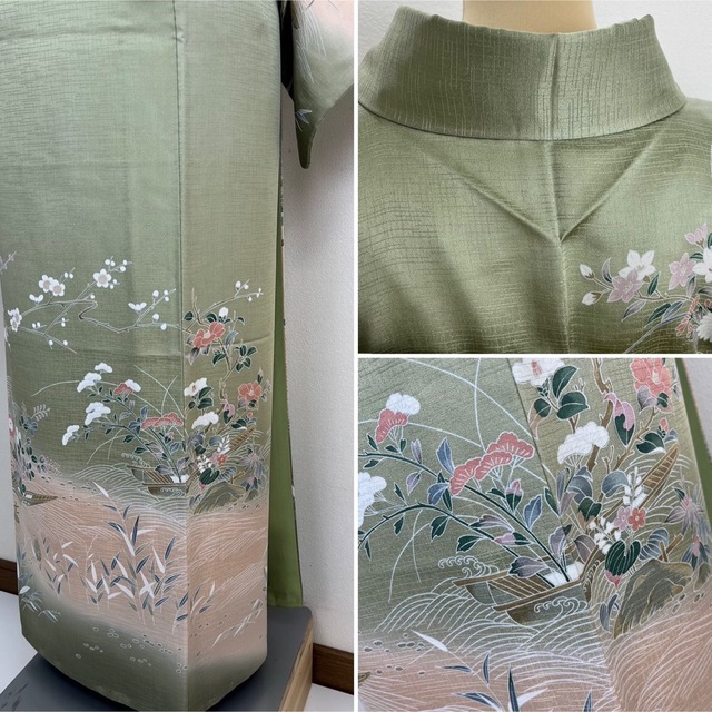 専用❣️上品【四季の花々】訪問着 正絹 袷 s779