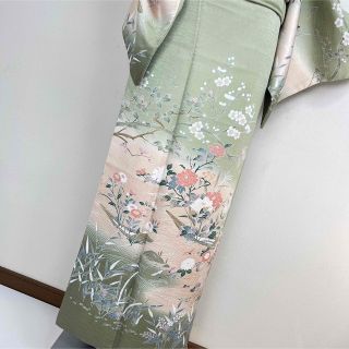 上品【四季の花々】訪問着 正絹 袷 s779の通販 by 夢美月・フォロワー