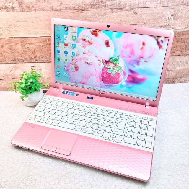 i5✨VAIO❣可愛いピンクノートパソコン✨640GB❣WEBカメラ❣ブルーレイ-