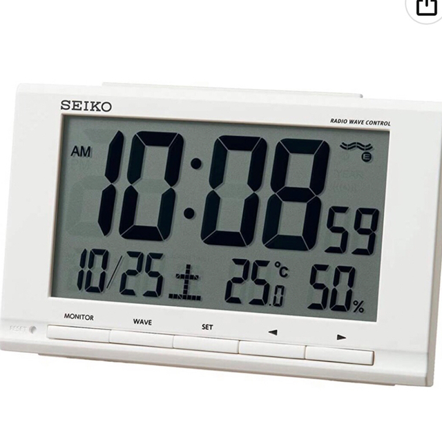 SEIKO(セイコー)のSEIKO 電波時計　 インテリア/住まい/日用品のインテリア小物(置時計)の商品写真