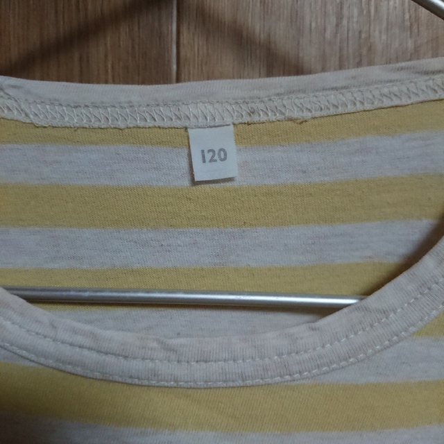 MUJI (無印良品)(ムジルシリョウヒン)の無印良品 ロンT 長袖 キッズ 120 キッズ/ベビー/マタニティのキッズ服男の子用(90cm~)(Tシャツ/カットソー)の商品写真