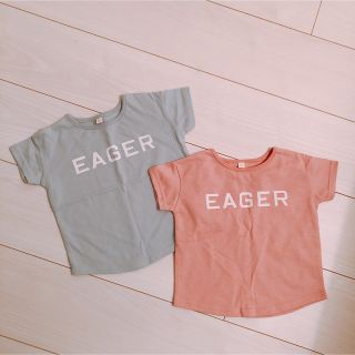 ザラキッズ(ZARA KIDS)の新品未使用　/ 保育園着　2枚セット(Ｔシャツ)