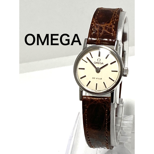 腕時計超美品！ OMEGA オメガ デビル 手巻き 純正ベルト未使用