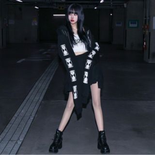REFLEM/レフレム 新品 ロングスリーブショルダー ZIPパーカー