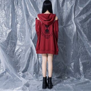 REFLEM - REFLEM/レフレム 新品 ロングスリーブショルダーZIPパーカー