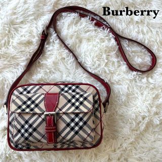 バーバリー(BURBERRY)の【美品】Burberry ショルダー バッグ ノバチェック カメラバッグ(ショルダーバッグ)