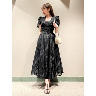 SNIDEL - 【新品】SNIDEL ボレロセットオパールドレス BLK 0サイズの
