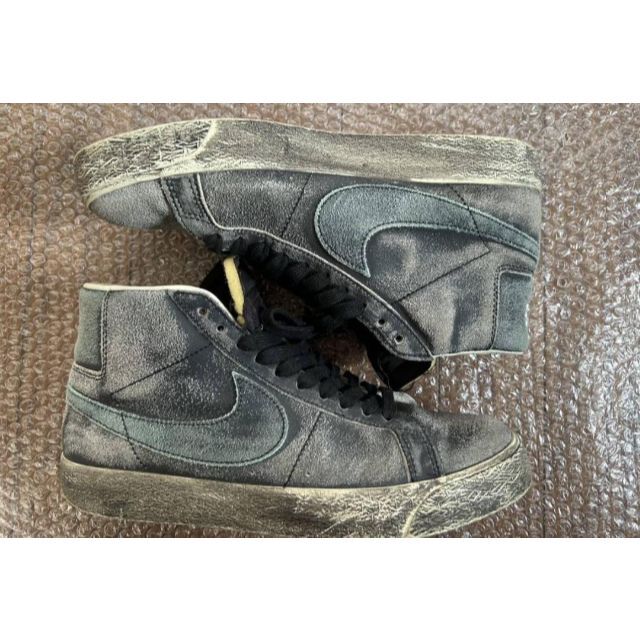 NIKE BLAZER MID SB FADED BLACK 27cm ブラック | フリマアプリ ラクマ