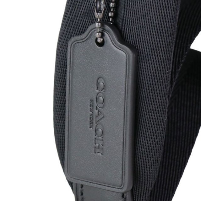 COACH】コーチ エンボスド レザー ヒッチ バックパック ブラック 【爆