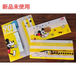 ディズニー(Disney)の【新品未使用】ミッキーマウス チケットホルダー JTB時刻表 特別付録(鉄道)