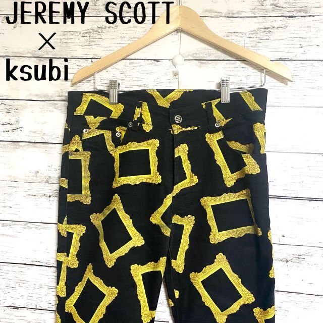 希少　JEREMY SCOTT x ksubi 額縁　スキニーパンツ　Mサイズ