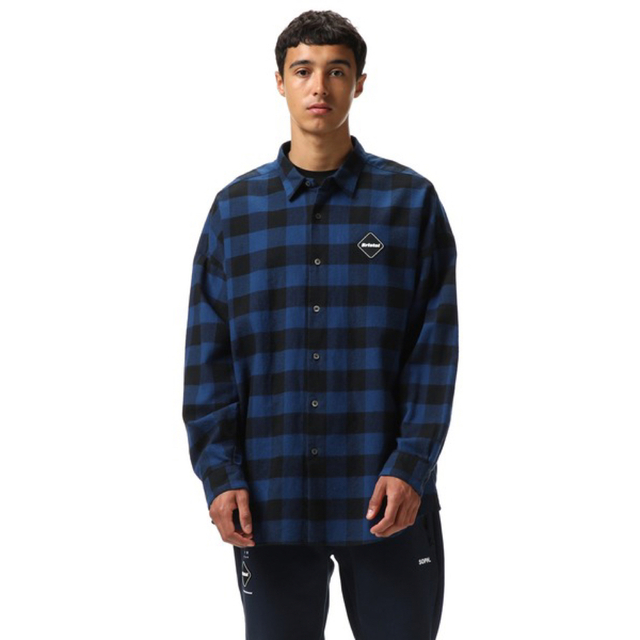 F.C.R.B. - F.C.R.B BIG LOGO FLANNEL BAGGY SHIRTの通販 by All'SHOP