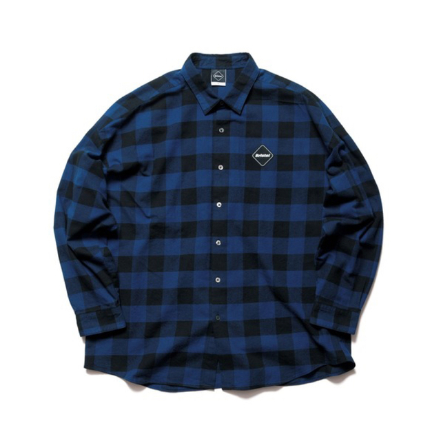 F.C.R.B.(エフシーアールビー)のF.C.R.B BIG LOGO FLANNEL BAGGY SHIRT メンズのトップス(シャツ)の商品写真