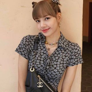 ユニフ(UNIF)のUNIF CORIN DRESS 花柄 ワンピース blackpink(ミニワンピース)