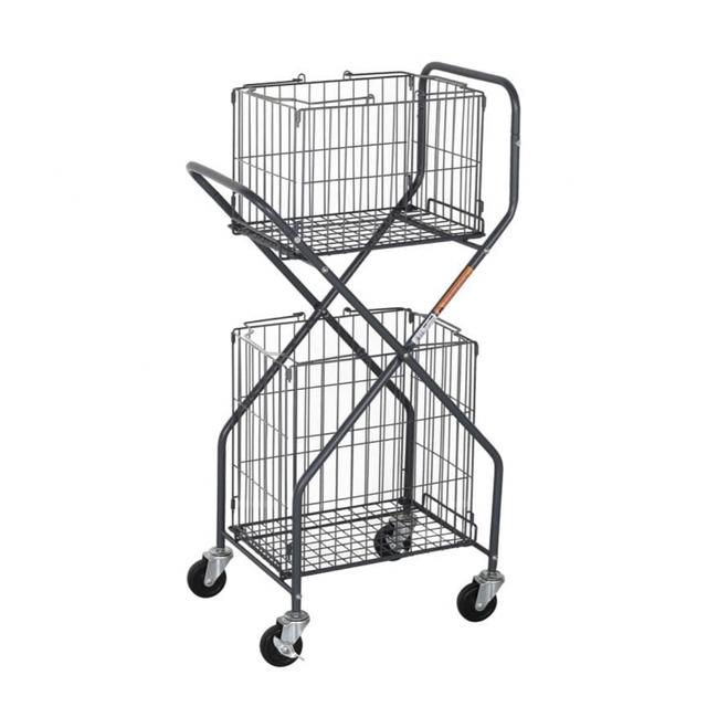 DULTON LAUNDRY TROLLEY GRAY