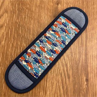 水筒肩紐カバー　リバティ　カーズ　ハンドメイド(外出用品)