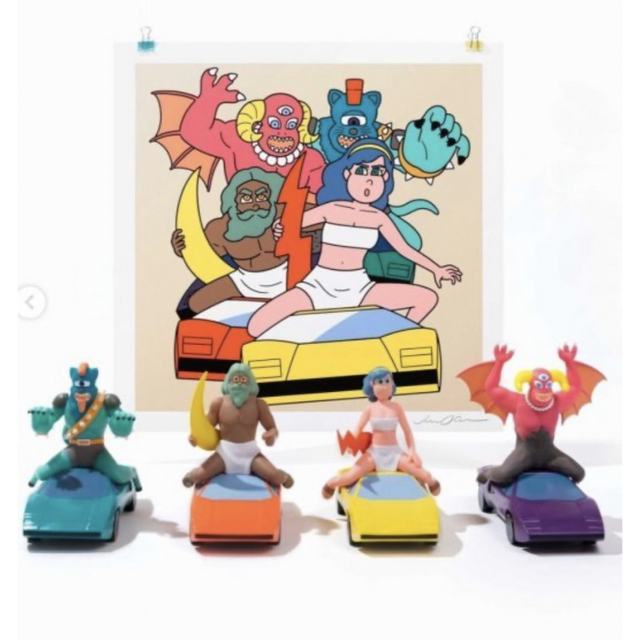 Jun Oson The Gods Race Print Figure Set 高評価の贈り物 www.toyotec.com