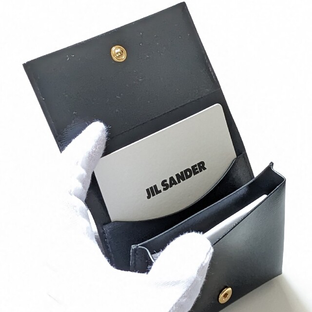 【新品未使用】 JIL SANDER ジルサンダー CARD HOLDER カードホルダー 名刺入れ カードケース レザー J07UI0010P4840 【ACORN】