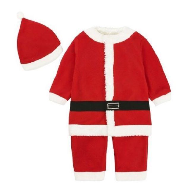 【120サイズ】クリスマス コスプレ キッズ サンタ 帽子 男の子 子供服
