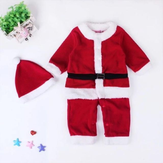【120サイズ】クリスマス コスプレ キッズ サンタ 帽子 男の子 子供服