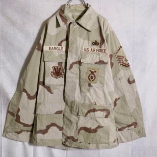 ミリタリー(MILITARY)の美品　アメリカ軍　実物　BDUジャケット　デザートカモ　90s ミリタリー(ミリタリージャケット)