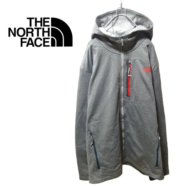 【THE NORTH FACE】ロゴデザインジップアップパーカー  A-594