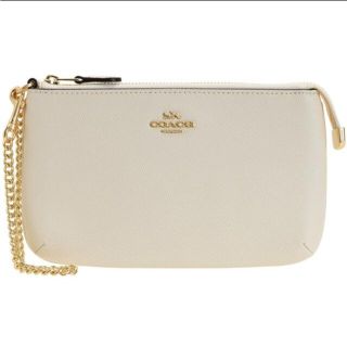 coach ポーチ 新品 アクセサリポーチ チェーン付の通販 by Jmm☆'s ...