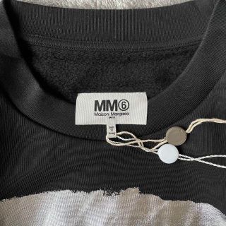 【新品】MM6 Maison Margiela メタリック ペイント スウェット