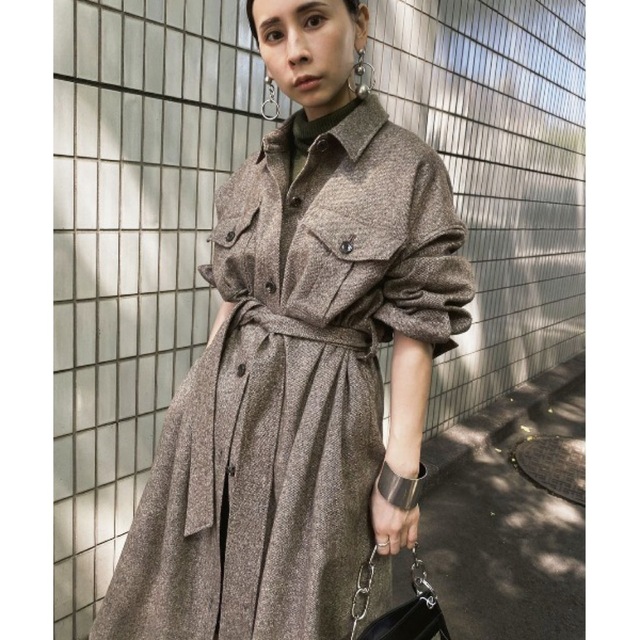 アメリヴィンテージ♡ECO WOOL LONG SHIRT COAT 2