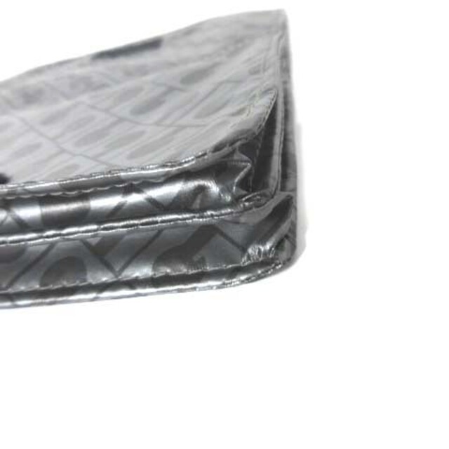 GHERARDINI(ゲラルディーニ)のゲラルディーニ ソフティ ポーチ フラップ 総柄 シルバー ECR17 レディースのファッション小物(ポーチ)の商品写真