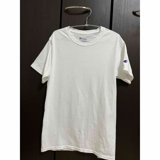 チャンピオン(Champion)のChampion ロゴ付き 半袖Tシャツ (白)(Tシャツ(半袖/袖なし))