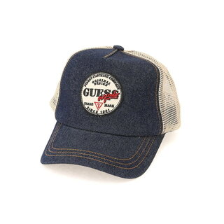 ゲス(GUESS)の【インディゴブルー】(U)Denim Trucker Hat(キャップ)