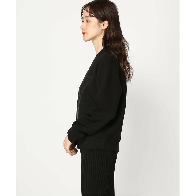 GUESS(ゲス)の【ブラック(JBLK)】【M】GUESS スウェット (W)New Elly Sweatshirt レディースのトップス(トレーナー/スウェット)の商品写真