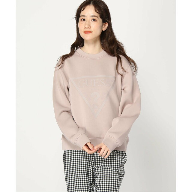 GUESS(ゲス)の【ベージュ(G4Q9)】【S】GUESS スウェット (W)New Elly Sweatshirt レディースのトップス(トレーナー/スウェット)の商品写真